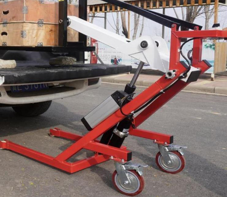 便攜式升降叉車出租租賃1噸2噸便攜式手動升降叉車租賃出租