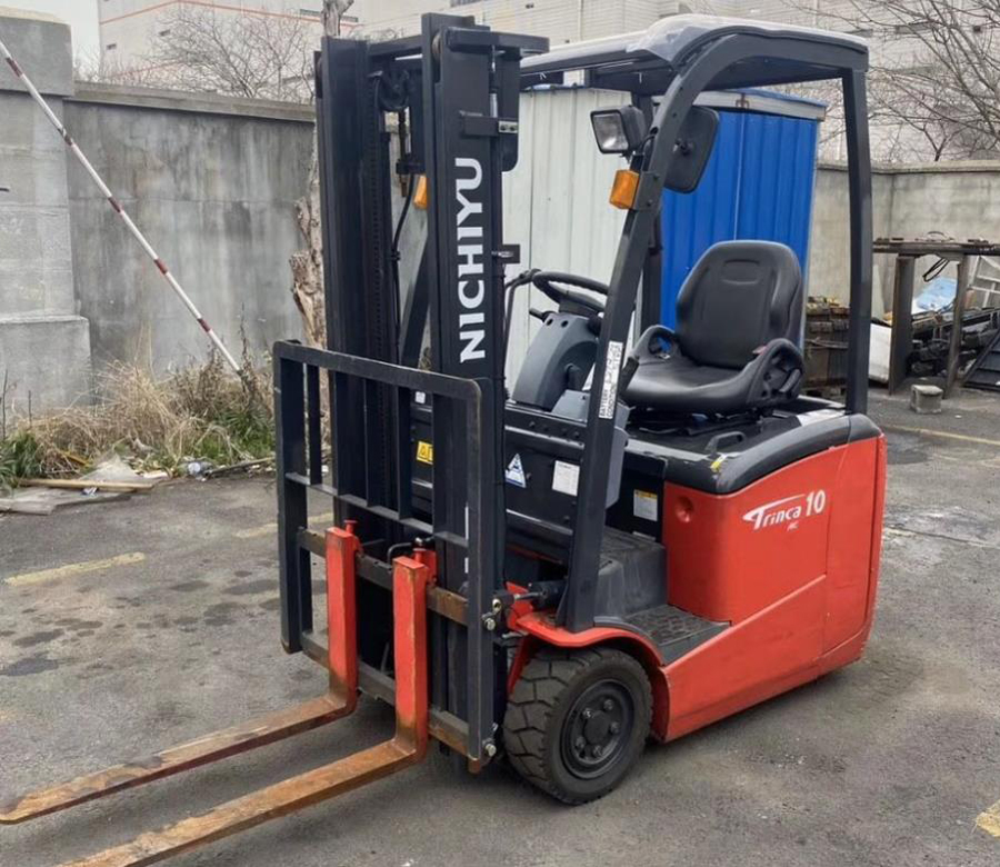 進口力至優(yōu)二手電動叉車租賃1噸三支點電動叉車舉高3米力至優(yōu)叉車出租